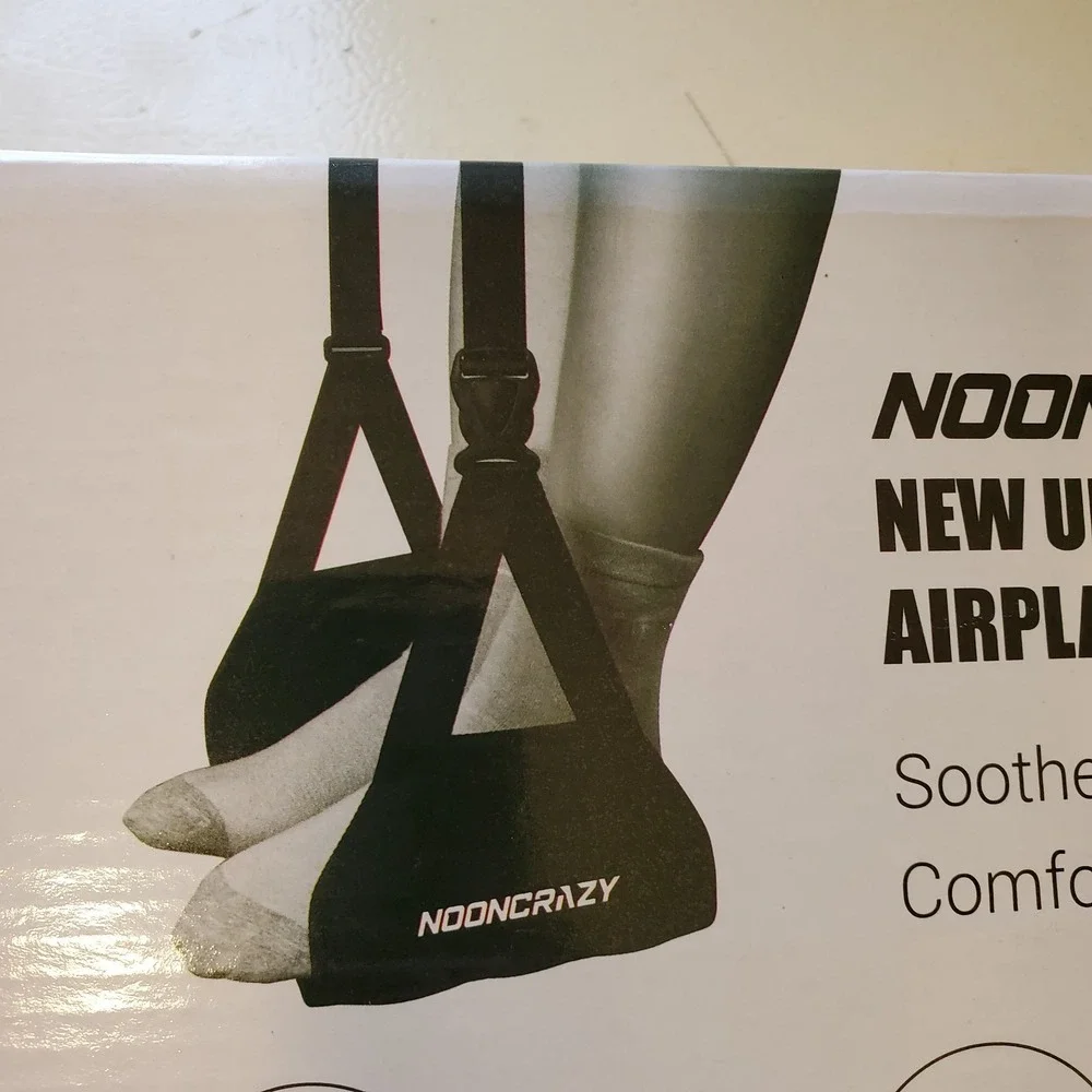 NoonCrazy Airplane Foot Hammock Black